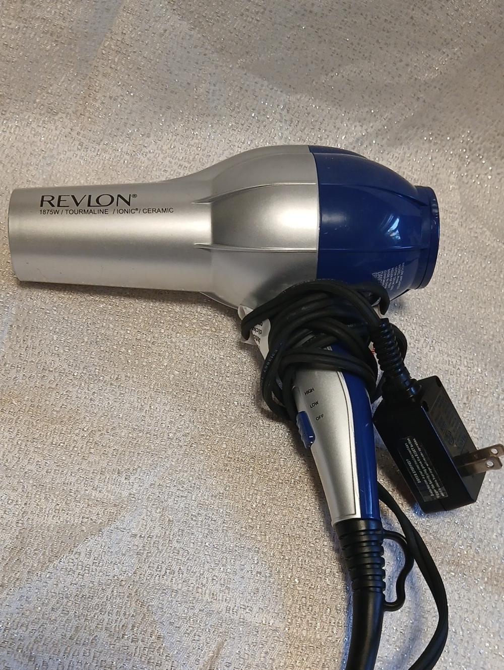 Revlon Silver and Blue Compact Hair Dryer